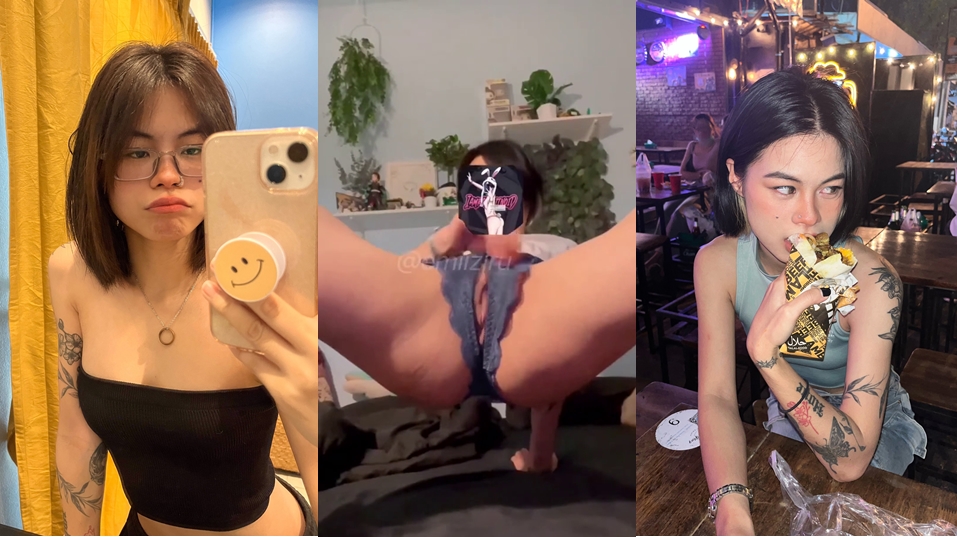 Onlyfans emiiziru สาวเทสดีรอยสักเต็มแขนเป็นแบบนี้นี่เอง สงสัยผัวจะไม่ว่างเย็ด เลยตั้งกล้องแหวกเกงในเป็นรูโชว์หีเสียวๆ ยั่วเย็ดขนาดนี้ถ้าได้เย็ดเองจะเอาให้เสียวเลย