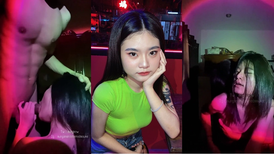 aungknw น้องอังหน้าหมวยตาคมน่าเย็ดชิบหายเลย โดนแฟนเอาควยยัดปากให้อมก่อนจับเย็ดท่าหมาซอยหีไม่ยั้งหน้าตาอ้อนควยจัด
